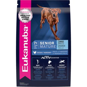 Eukanuba Senior Large Breed Dry Dog Food, 30-lb bag