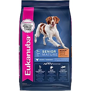 Eukanuba Senior Medium Breed Dry Dog Food, 30-lb bag
