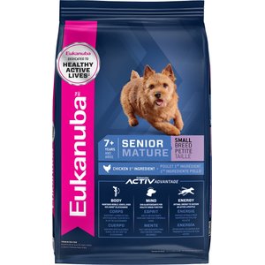 Eukanuba Senior Small Breed Dry Dog Food, 15-lb bag