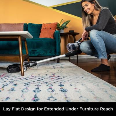 Show full view: Eureka Innova Cordless Stick Vacuum, Purple/Black slide 4 of 9