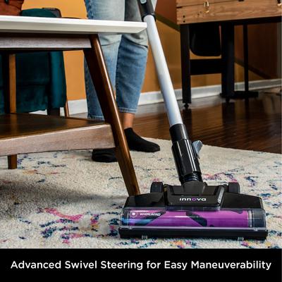 Show full view: Eureka Innova Cordless Stick Vacuum, Purple/Black slide 5 of 9