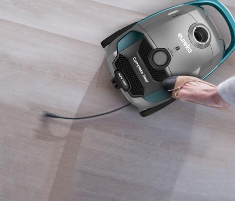 Show full view: Eureka NEN170 Bagged Canister Vacuum, Silver/Teal, 3-L slide 8 of 9