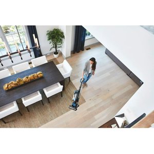 Eureka NEU250 Max Swivel Multi-Surface Deluxe Upright Vacuum, Black/Blue, 2.6-L