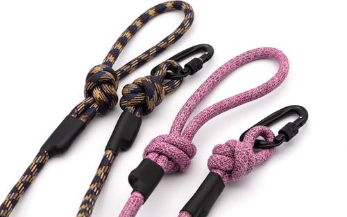 Show full view: Euro-Dog 6-ft Mountain Blush Climbing Rope Dog Leash, Mountain Blush slide 5 of 10