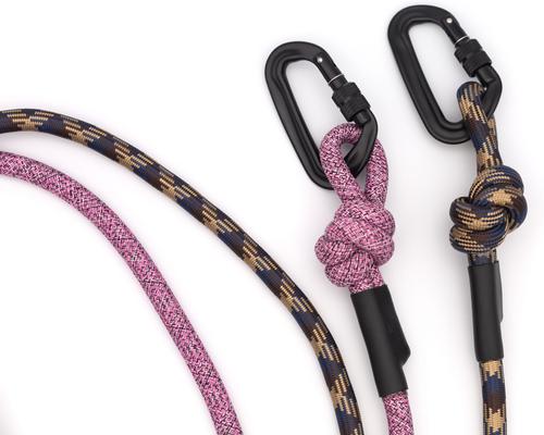 Show full view: Euro-Dog 6-ft Mountain Blush Climbing Rope Dog Leash, Mountain Blush slide 9 of 10