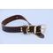 Show in main carousel: Euro-Dog Celtic Gold Style Leather Dog Collar, Chocolate, Medium slide 2 of 7