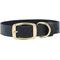 Show in main carousel: Euro-Dog Celtic Gold Style Leather Dog Collar, Midnight Black, Large slide 1 of 8