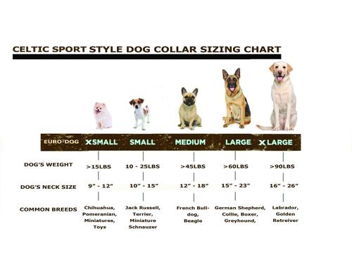 Show full view: Euro-Dog Celtic Sport Style Luxury Leather Dog Collar, Navy, X-Small slide 5 of 7