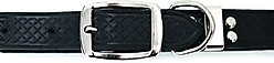 Euro-Dog Celtic Style Luxury Leather Dog Collar, Black, X-Large slide 2 of 6