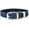 Show in main carousel: Euro-Dog Celtic Style Luxury Leather Dog Collar, Navy, Large slide 1 of 8