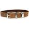 Show in main carousel: Euro-Dog Celtic Style Luxury Leather Dog Collar, Tan, X-Large slide 1 of 8