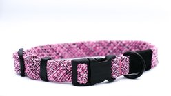 Euro-Dog Climbing Rope Dog Collar, Mountain Blush, Medium