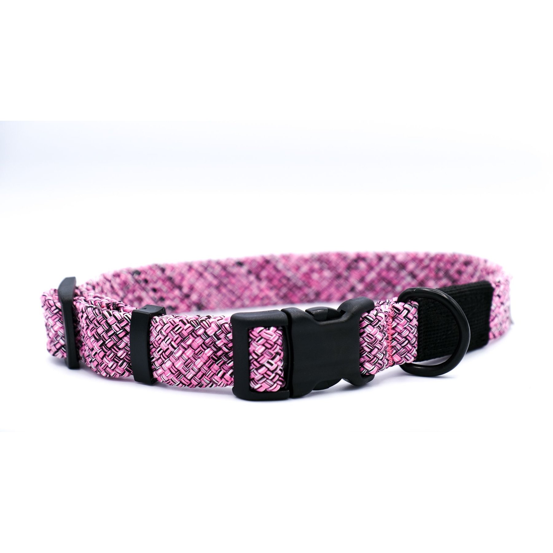 Euro-Dog Climbing Rope Dog Collar, Mountain Blush, Small