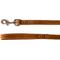 Show in main carousel: Euro-Dog Leather Dog Leash, Bark Brown, 6-ft long, 3/4-in wide slide 2 of 5