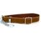 Show in main carousel: Euro-Dog Luxury Leather Martingale Dog Collar, Bark Brown, Large slide 1 of 8