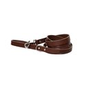 Euro-Dog Modern Leather Dog Lead, Chocolate, Medium