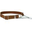 Show in main carousel: Euro-Dog Modern Leather Martingale Dog Collar, Earth Brown, X-Small: 9 to 12-in neck slide 1 of 7