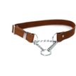 Show in main carousel: Euro-Dog Modern Leather Martingale Dog Collar, Earth Brown, X-Small: 9 to 12-in neck slide 2 of 7
