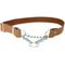 Show in main carousel: Euro-Dog Modern Leather Martingale Dog Collar, Khaki, Small: 10 to 15-in neck slide 3 of 8