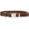 Show in main carousel: Euro-Dog Modern Leather Quick Release Dog Collar, Chocolate, Medium: 12 to 18-in neck slide 1 of 7