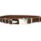 Show in main carousel: Euro-Dog Modern Leather Quick Release Dog Collar, Chocolate, Medium: 12 to 18-in neck slide 2 of 7