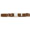 Show in main carousel: Euro-Dog Modern Leather Quick Release Dog Collar, Earth Brown, X-Small: 9 to 12-in neck slide 3 of 7