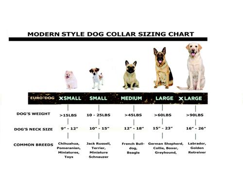 Show full view: Euro-Dog Modern Leather Quick Release Dog Collar, Earth Brown, X-Small: 9 to 12-in neck slide 5 of 7