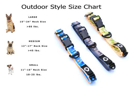 Show full view: Euro-Dog Outdoor Style Nylon Dog Collar, Cactus Cream, Small: 11 to 16-in neck, 5/8-in wide slide 4 of 6