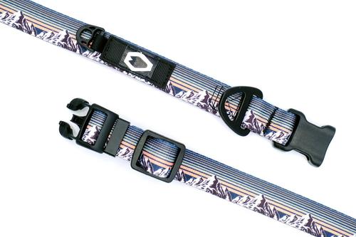Show full view: Euro-Dog Outdoor Style Nylon Dog Collar, Mountain Sunset, Medium: 12 to 17-in neck, 3/4-in wide slide 2 of 6