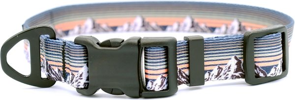 Show full view: Euro-Dog Outdoor Style Nylon Dog Collar, Mountain Sunset, Small: 11 to 16-in neck, 5/8-in wide slide 1 of 6