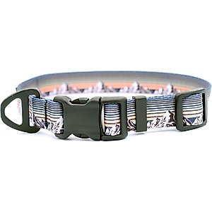 Euro-Dog Outdoor Style Nylon Dog Collar, Mountain Sunset, Small: 11 to 16-in neck, 5/8-in wide