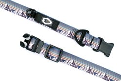 Euro-Dog Outdoor Style Nylon Dog Collar, Mountain Sunset, Small: 11 to 16-in neck, 5/8-in wide slide 2 of 4
