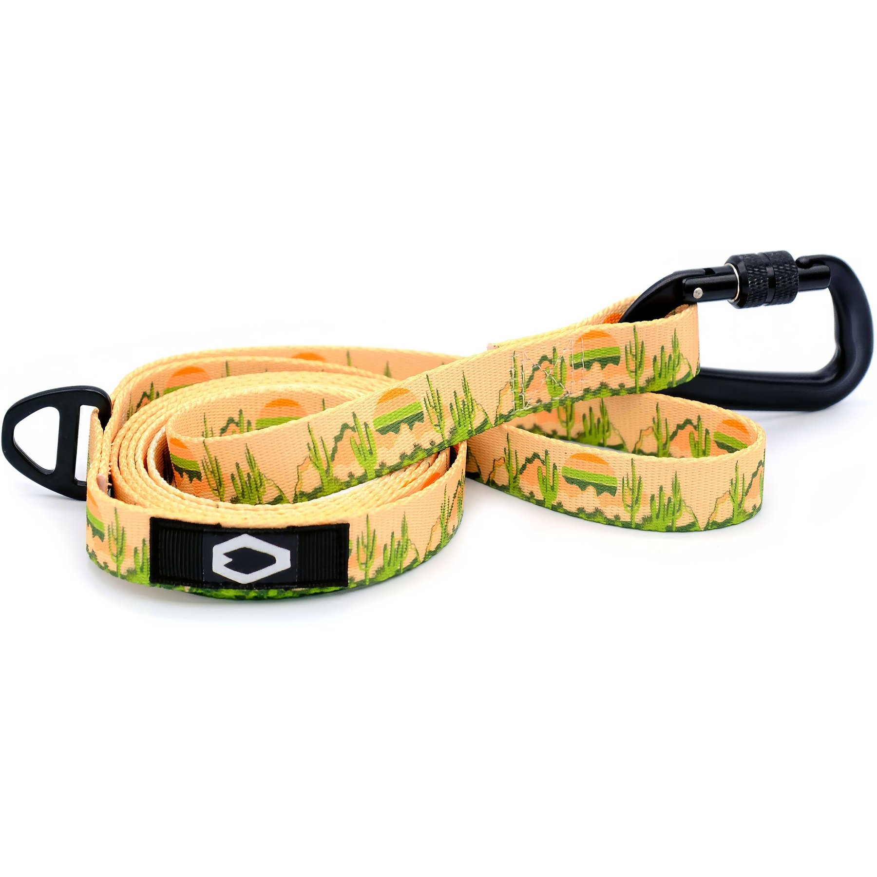 Euro-Dog Outdoor Style Nylon Dog Leash, 6-ft long, 3/4-in wide, Cactus Cream