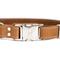 Show in main carousel: Euro-Dog Quick Release Leather Dog Collar, Tan, Small: 10 to 15-in neck slide 5 of 7
