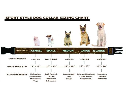 Show full view: Euro-Dog Sport Style Luxury Leather Dog Collar, Bark Brown, X-Small slide 5 of 8