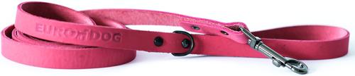 Show full view: Euro-Dog Sport Style Luxury Leather Dog Leash, Coral slide 1 of 4
