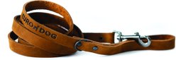 Euro-Dog Sport Style Luxury Leather Dog Leash, Large, Bark Brown slide 1 of 2