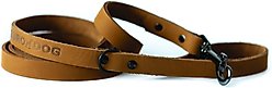 Euro-Dog Sport Style Luxury Leather Dog Leash, Tan