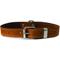 Show in main carousel: Euro-Dog Traditional Leather Dog Collar, Bark Brown, Small: 12 to 15-in neck slide 1 of 7