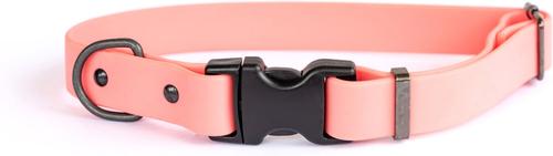 Show full view: Euro-Dog Waterproof Quick Release PVC Dog Collar, Coral, Small: 10 to 15-in neck slide 1 of 4