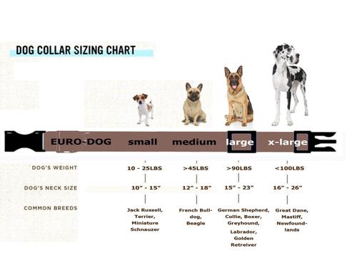 Show full view: Euro-Dog Waterproof Quick Release PVC Dog Collar, Navy, Large: 15 to 23-in neck slide 2 of 6