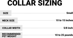 Euro-Dog Waterproof Quick Release PVC Dog Collar, Navy, Small: 10 to 15-in neck slide 2 of 2