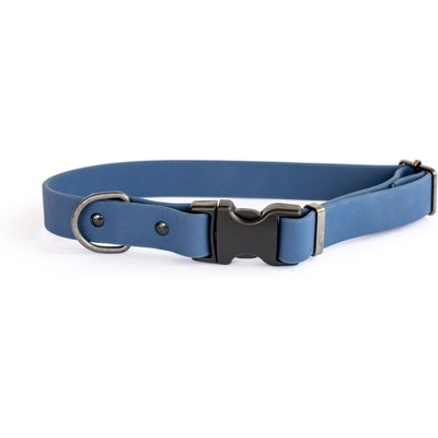 Euro-Dog Euro-Dog Waterproof Quick Release PVC Dog Collar, Navy, X-Large: 16 to 26-in neck