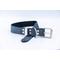 Show in main carousel: Euro-Dog Zen Style Leather Dog Collar, Blue Jeans, Large slide 2 of 7