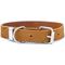 Show in main carousel: Euro-Dog Zen Style Leather Dog Collar, Earth Brown, Large slide 1 of 7