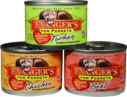 Show full view: Evanger's Chicken Wet Ferret Food, 6-oz can, case of 12 slide 4 of 9