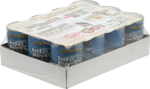 Show full view: Evanger's Classic Recipes Beef & Bacon Grain-Free Canned Dog Food, 12.5-oz, case of 12 slide 3 of 7