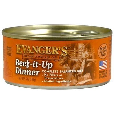 Evanger's Evanger's Classics Beef it Up Canned Cat Food, 5.5-oz, case of 24