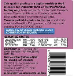 Evanger's Classic Recipes Beef with Chicken & Liver Grain-Free Canned Dog Food, 12.5-oz, case of 12 slide 2 of 6