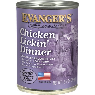 Evanger's Evanger's Classics Chicken Lickin' Canned Cat Food, 13-oz, case of 12